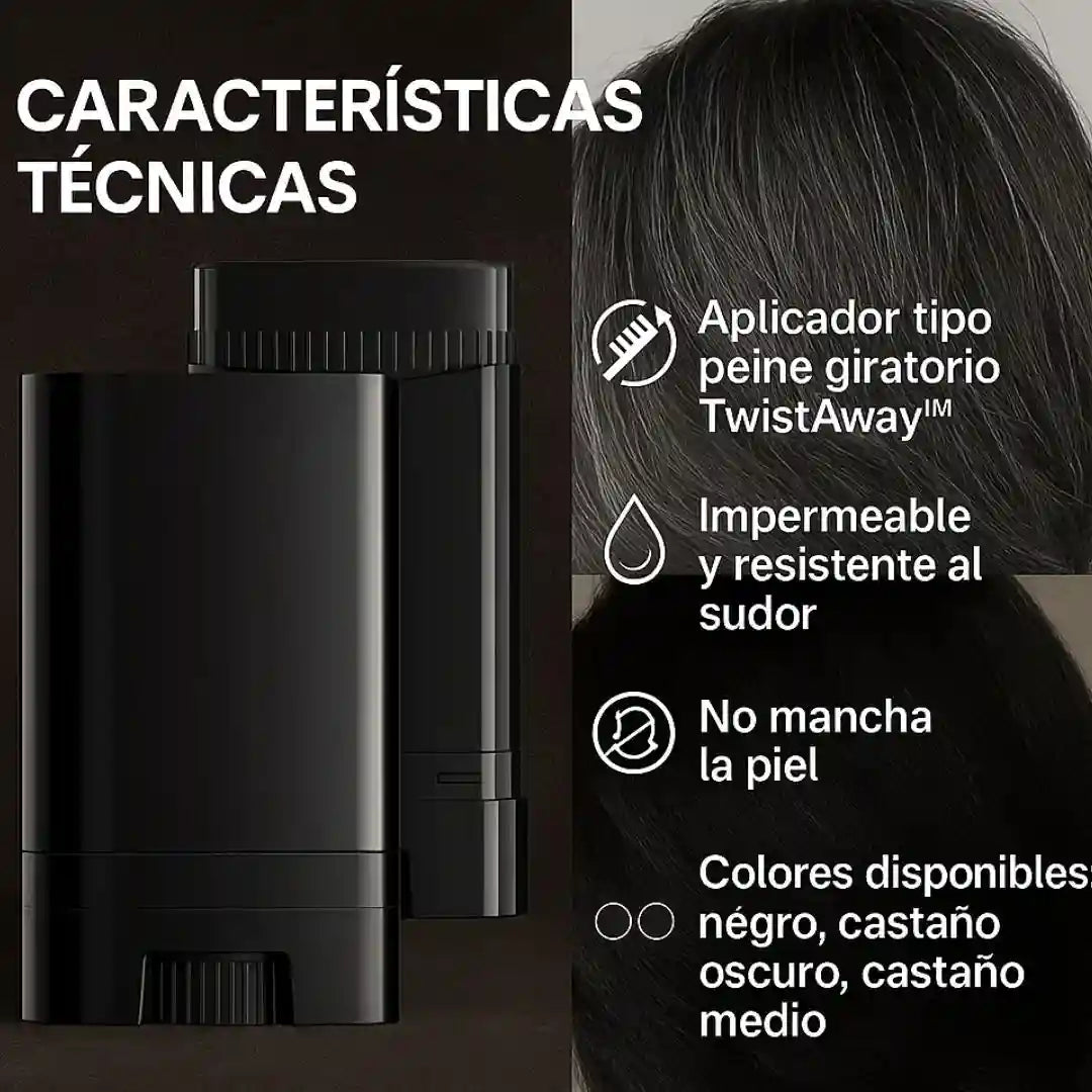 TwistAway™ Barra Tinte Rápido — Retoque Exprés contra Canas
