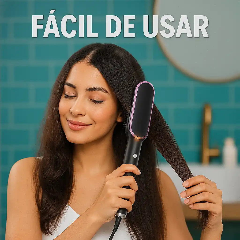 Tymo® – Cepillo Alisador 2 en 1 | Cabello liso y sin frizz
